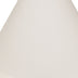 13" White Deep Cone No Slub Lampshade - Minihomy