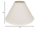 13" White Deep Cone No Slub Lampshade - Minihomy