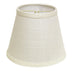 10" White Empire Hardback Slanted Linen Lampshade - Minihomy