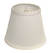 10" White Empire Hardback Slanted No Slub Lampshade - Minihomy