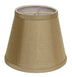 10" Pale Brown Empire Hardback Slanted No Slub Lampshade - Minihomy