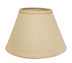 12" Parchment Beige Empire Hardback Slanted Linen Lampshade WF - Minihomy