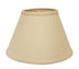 12" Parchment Beige Empire Hardback Slanted Linen Lampshade WF - Minihomy