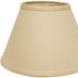 12" Parchment Beige Empire Hardback Slanted Linen Lampshade WF - Minihomy