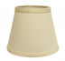 12" Ivory Empire Hardback Slanted No Slub Lampshade - Minihomy