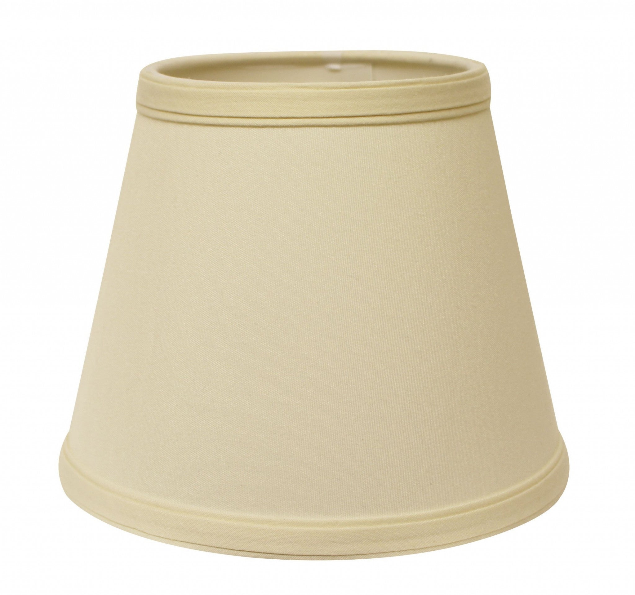 12" Ivory Empire Hardback Slanted No Slub Lampshade - Minihomy