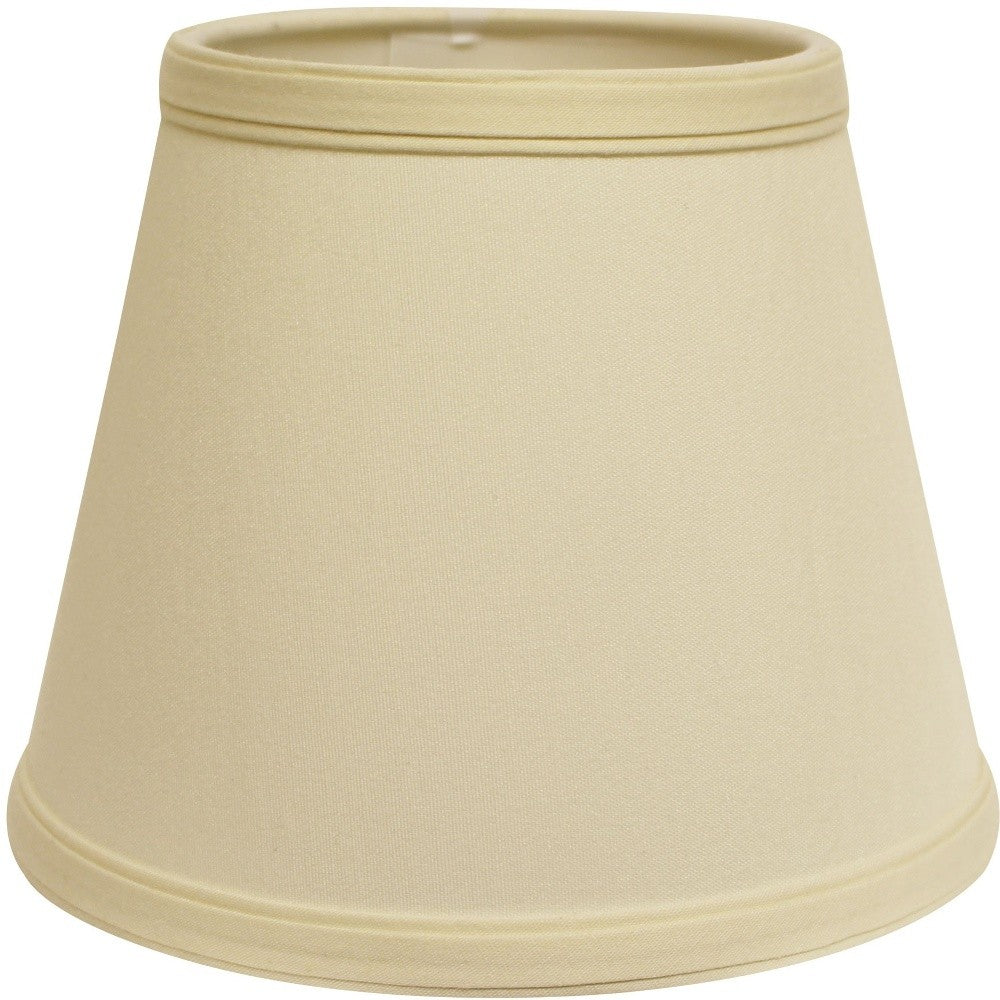 12" Ivory Empire Hardback Slanted No Slub Lampshade - Minihomy