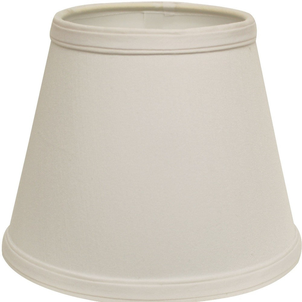 12" White Empire Hardback Slanted No Slub Lampshade - Minihomy