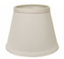 12" White Empire Hardback Slanted No Slub Lampshade - Minihomy