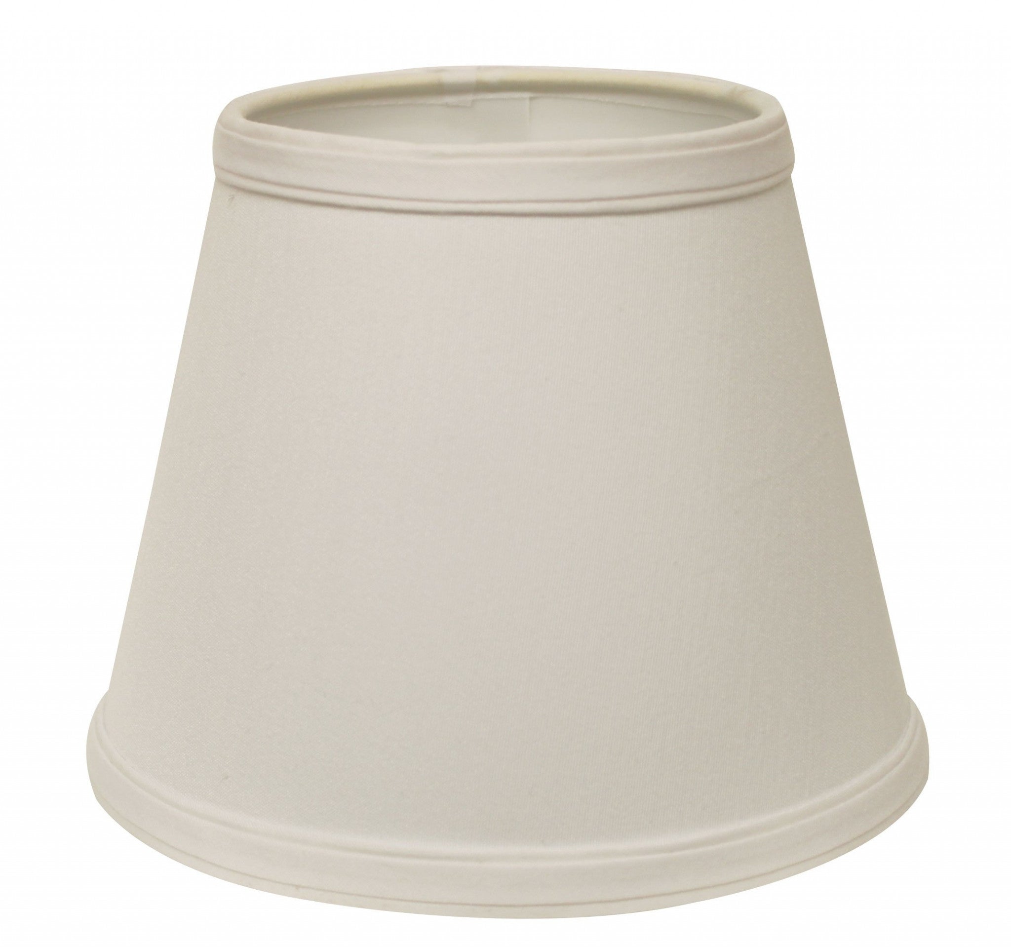 12" White Empire Hardback Slanted No Slub Lampshade - Minihomy