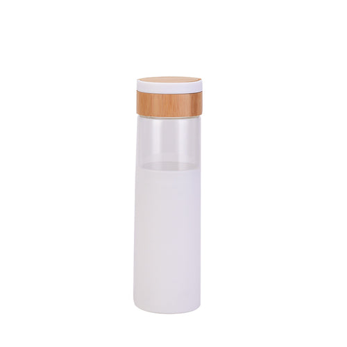 Handle Bamboo Cover Color Silicone Cover Outdoor Water Cup