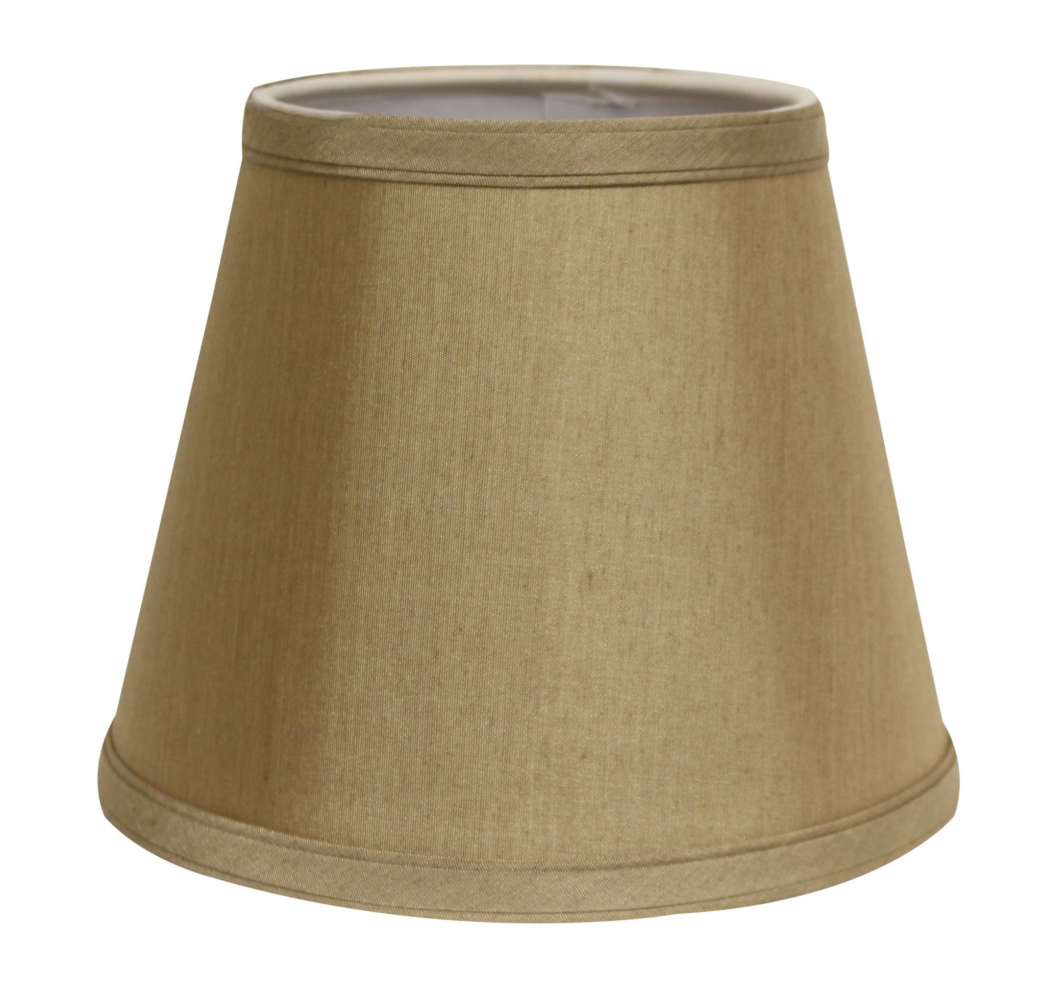 12" Pale Brown Hardback Empire Slanted Slanted No Slub Lampshade - Minihomy