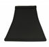 10" Black with White Lining Square Bell Shantung Lampshade - Minihomy