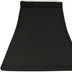 10" Black with White Lining Square Bell Shantung Lampshade - Minihomy