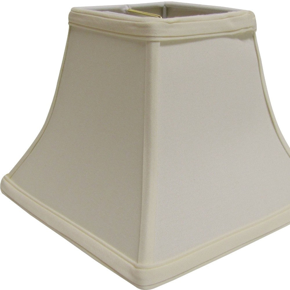 10" Ivory Square Bell No Slub Lampshade - Minihomy