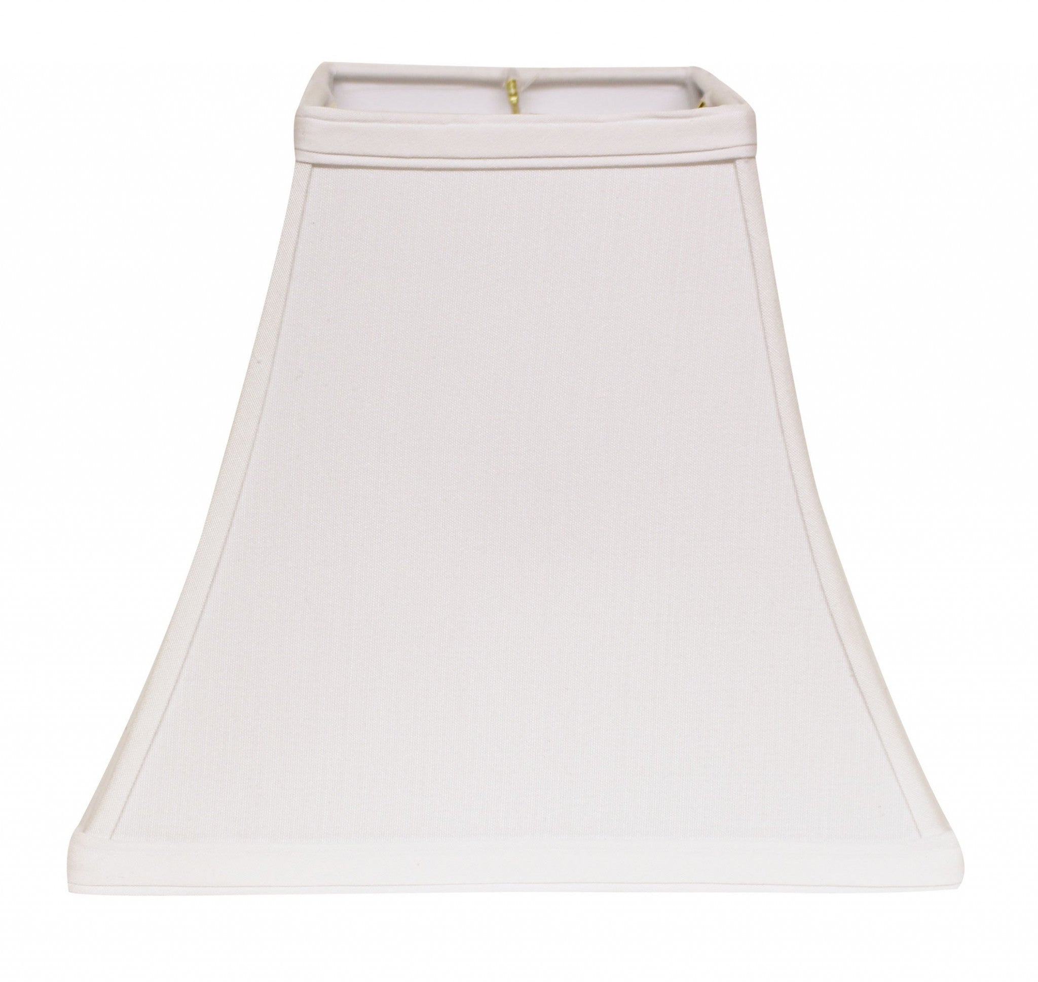 10" White Squre Bell No Slub Lampshade - Minihomy