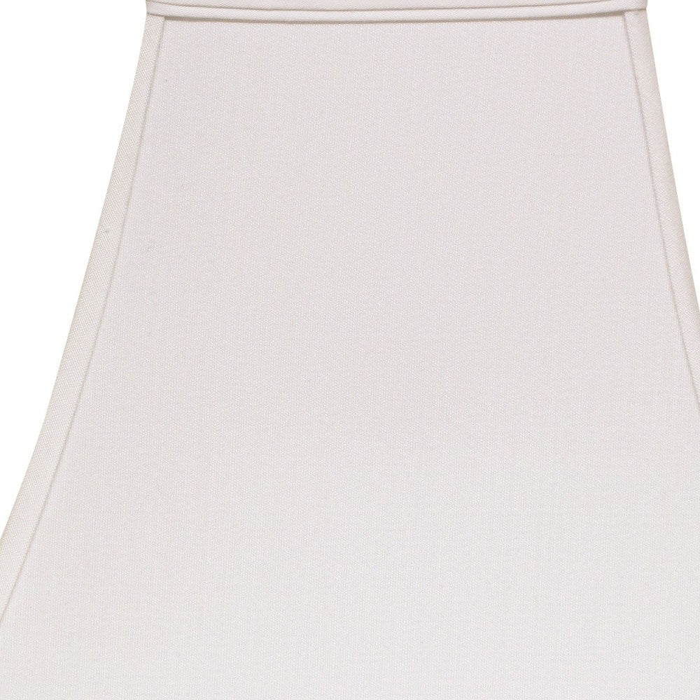 10" White Squre Bell No Slub Lampshade - Minihomy