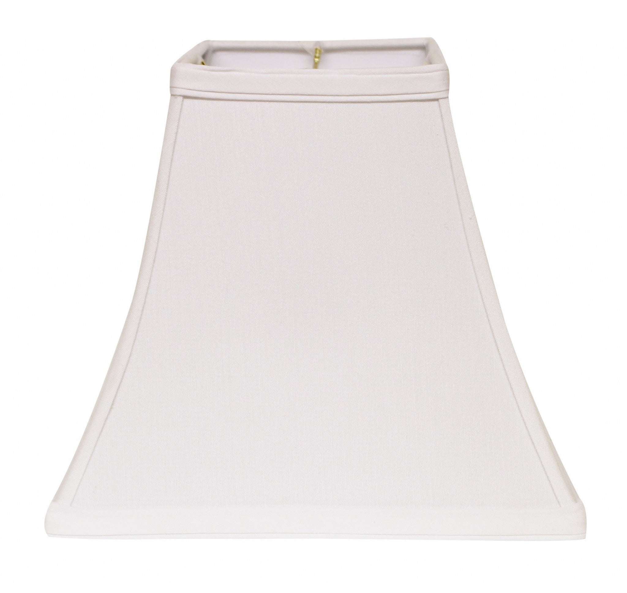 10" White Squre Bell No Slub Lampshade - Minihomy