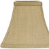 12" Pale Brown Square Bell No Slub Lampshade - Minihomy