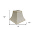 14" Ivory Square Bell No Slub Lampshade - Minihomy