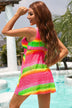 Full Size Twist Front Sleeveless Swim Dress - Minihomy