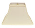 14" Ivory Rectangle Bell No Slub Lampshade - Minihomy