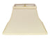 14" Ivory Rectangle Bell No Slub Lampshade - Minihomy