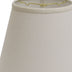 14" White Empire Deep Slanted Linen Lampshade - Minihomy