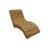 52" Leopard Print Faux Suede Curved Chaise Lounge Accent Chair - Minihomy