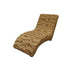 52" Leopard Print Faux Suede Curved Chaise Lounge Accent Chair - Minihomy