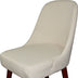 34" Cream Contemporary Armless Dining or Accent Chair - Minihomy