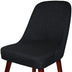 34" Dark Charcoal Gray Contemporary Armless Dining or Accent Chair - Minihomy