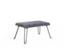 31" Blue and Cream Postcard Upholstered Folding Bench - Minihomy