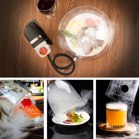 Smoke Gun Creative Bar Cocktail Slow Cooker Molecular Cuisine Bubble Machine