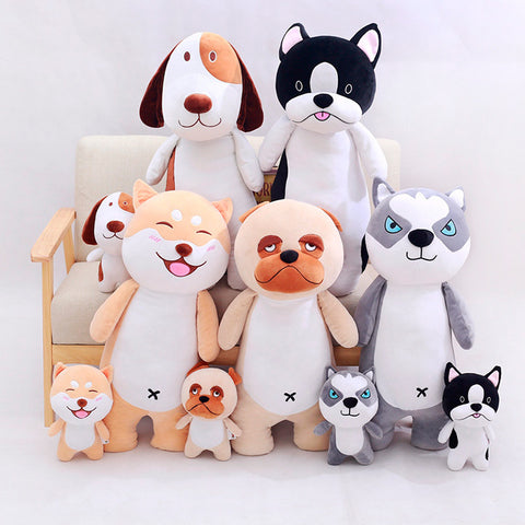 The  Cotton Dog Doll Feather Pillow Quality Goods  Husky Soft Plush Toys To Send His Girlfriend