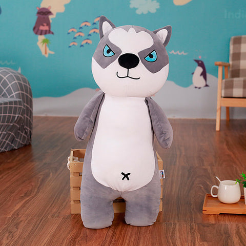 The  Cotton Dog Doll Feather Pillow Quality Goods  Husky Soft Plush Toys To Send His Girlfriend