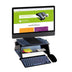 Modern Black Adjustable Three Level Ergonomic Monitor Stand - Minihomy