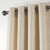 84" Taupe Linework Textured Window Curtain Panel - Minihomy