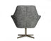 Industrial Dark Grey Chair With Metal Swivel - Minihomy