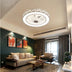 Modern Ceiling Fan and Light With Flower Details - Minihomy