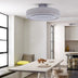 Modern Ceiling Fan and Light With Flower Details - Minihomy