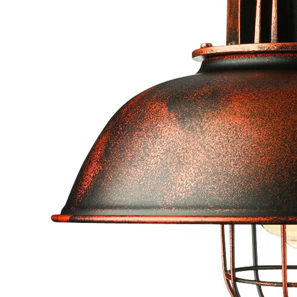 Industrial Retro Vintage Bronze Metal Pendant Lamp - Minihomy