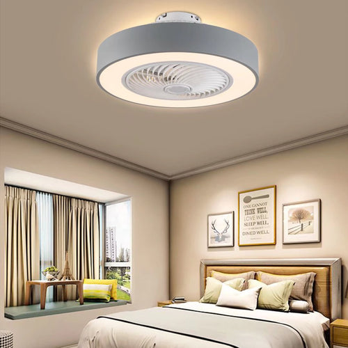 Black Modern Ceiling Ceiling Fan and Light