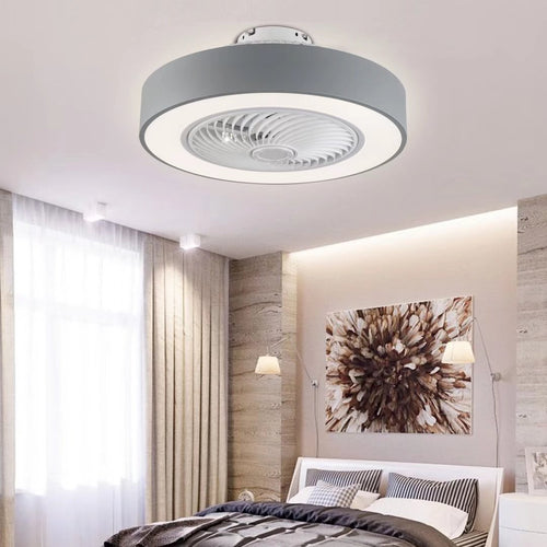 Black Modern Ceiling Ceiling Fan and Light