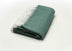 Moss Green Soft Acrylic Herringbone Throw Blanket - Minihomy