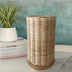 15” Traditional Rattan And Iron Table Lamp - Minihomy