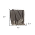 Brown and Taupe Striped Woven Handloom Throw - Minihomy