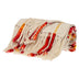 Fire and Beige Textured Woven Handloom Throw - Minihomy