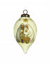 Nativity Holy Family Hand Painted Mouth Blown Glass Ornament - Minihomy