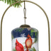 Dual Cardinals Hand Painted Mouth Blown Glass Ornament - Minihomy